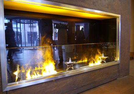 Kamin Eingangsbereich Hotel Niedersachsen